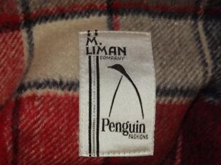 Liman Womans Red Vintage Peacoat