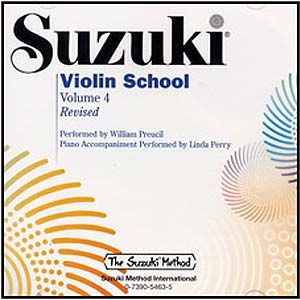 Suzuki Violin School Revised Edition CD Volume 4