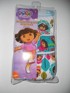 Dora The Explorer Girls 4T Panties Underwear Briefs