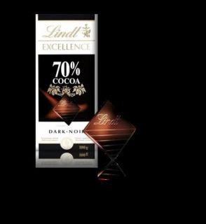 Lindt Excellence 70 Dark Chocolate 4 x 100g Bulk Buy