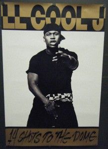 Ll Cool J Promo Poster 14 Shots to The Dome 1993