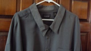 Menswear Alexander Lloyd Big Mans Gray Long Sleeve Dress Shirt Sz 6X