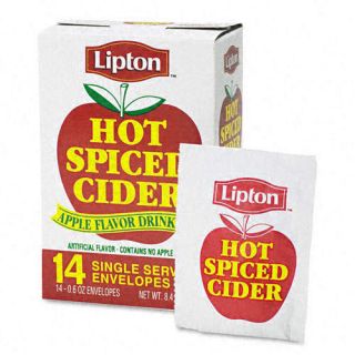 14 PK Lipton Hot Spiced Cider Apple Drink Single Serve