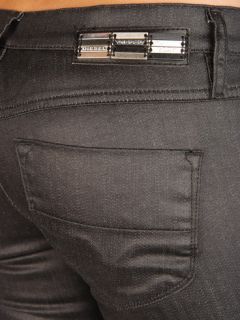 Diesel Women Jeans Livy Biker 0065Q Black Skinny Leg