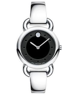 Movado Watch, Womens Swiss Linio Diamond Accent Stainless Steel