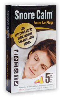 Snore Calm Foam Ear Plugs 5 Pairs Earplugs 35nu llN