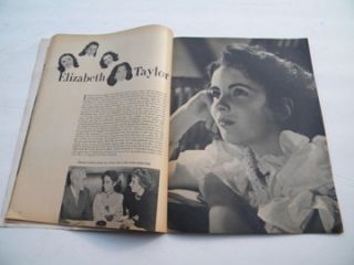 Movie Album Magazine 1948 Lizabeth Scott Elizabeth Taylor Ava Gardner