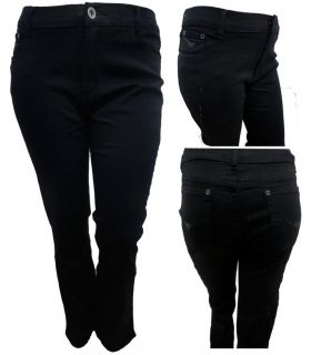 New Womens Skinny Fit Plus Size Jeans 16 28