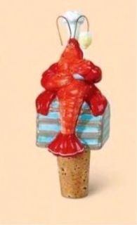 Nautical Cook Chef Lobster Wine Cork Bottle Topper