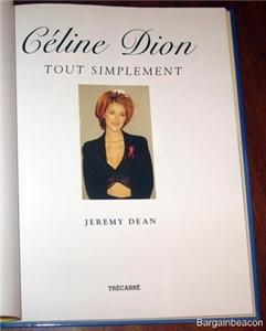 Celine Dion Tout Simplement Livre Neuf Français French New