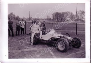 Lou Johnson Sprint Car 1970 Racing Photo FN