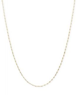 14k Gold Necklace, 18 Dot Dash Chain   Necklaces   Jewelry & Watches