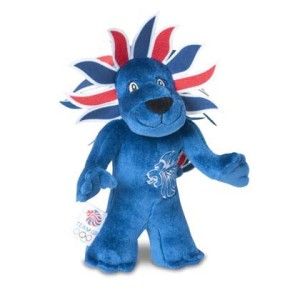 London Olympic 2012 Pride The Lion 20cm Plush Toy Official Team GB