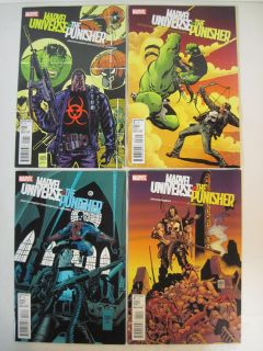 COMPLETE SET OF MARVEL UNIVERSE VS THE PUNISHER #1 4 LIMITED SERIES