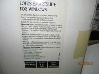 Lotus Smartsuite Smart Suite Release 3 Upgrade 1 2 3 Ami Pro Approach
