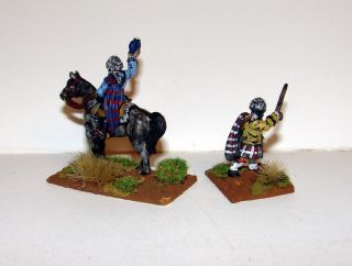 28mm PAINTED FRONT RANK JACOBITES ARMY   Scottish army metal miniature