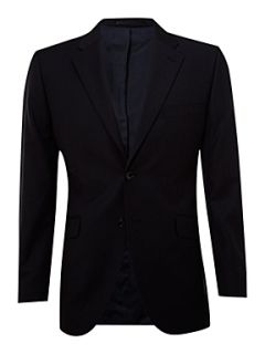 Howick Tailored Ford Fine Herringbone Suit Jacket Navy   