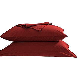 Christy Supreme bed linen in cranberry   