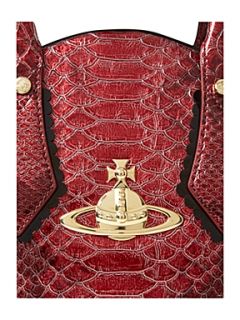 Vivienne Westwood Frilly snake small dome across body bag   