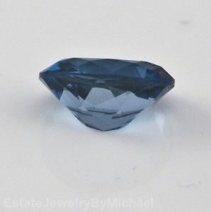 Oval Cut Genuine AAA London Blue Topaz Loose Gem Calibrated For 10x8mm