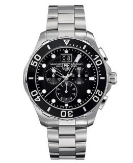 TAG Heuer Watch, Mens Swiss Chronograph Aquaracer Stainless Steel