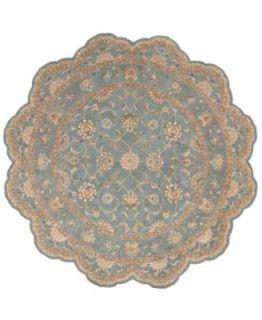 Nourison Round Area Rug, Rajah Collection JA43 Nasi Flame 6   Rugs