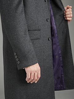 Paul Costelloe Potter Single Breasted Coat Charcoal   