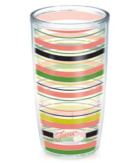 Fiesta Drinkware, Tropical Stripe Tumbler   Glassware   Dining