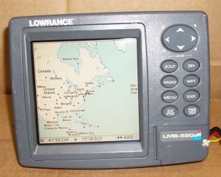 You are bidding on a Lowrance LMS 520c Fishfinder Receiver