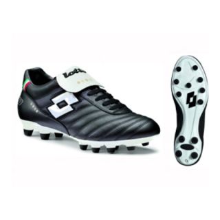 Lotto K3329 Black White Sadio Mondiale FG Soccer Shoes
