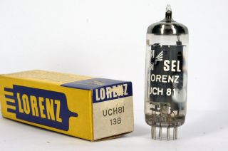 NOS (New Old Stock) LORENZ SEL UCH81 vintage electron tube .