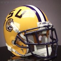 LSU Tigers Football Helmet Decals