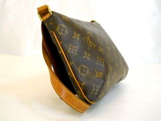 Used Louis Vuitton Monogram Musset Tango Shoulder Bag M51257 Auth Free