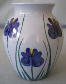 Lorrie Veasey Our Name Is Mud Hand Painted Handpainted Ceramic Vase