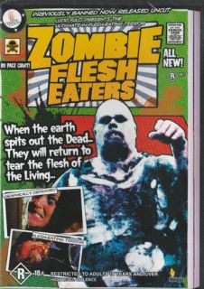 Zombie Flesh Eaters Lucio Fulci Uncut Version New SEALED Region 4 DVD