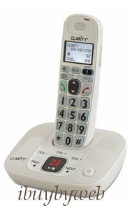 D712 DECT 6.0 Amplified 30dB Loud Big Button Cordless Phone w/ Answer