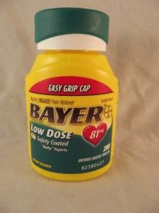 200 Bayer Low Dose Baby Asprin Aspirin 81 MG Enteric Safety Coated