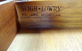 Vintage Sligh Lowry 7 Drawer Secretary Desk Very Nice