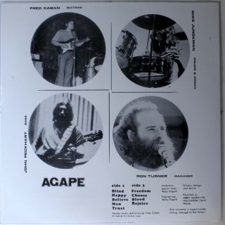 Agape Gospel Hard Rock LP UK New