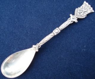 Luxemburg Herbert Hooijkaas Dutch Silver 835 Souvenir Collector Spoon