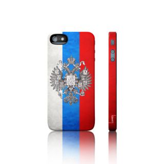 Snap on Decorative Back Cover for iPhone 5 Russia from Brookstone