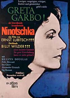 Ninotchka 1960 Original German Movie Poster Billy Wilder Greta Garbo