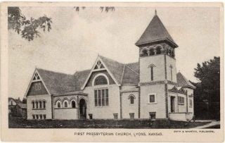 First Presbyterian Church Lyons Kansas 1909