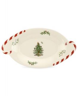 Spode Serveware, Christmas Tree Peppermint Punch Bowl with Ladle