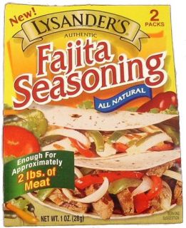 lysander s taco or fajita seasoning