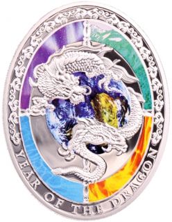 Niue 2012 1$ Lunar Calendar Year of The Dragon Chinese Dragon