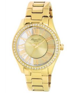 Kenneth Cole New York Watch, Womens Yellow Gold Ion Plated Stainless