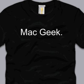 Mac Geek T Shirt Large Funny Nerd Gamer Computer Hipster Humor Apple