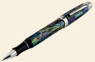 Xezo Maestro Natural New Zealand Sea Shell Rollerball Pen Limited