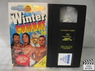 WWF Winter Combat 96 VHS Bret Hart British Bulldog 086635095734